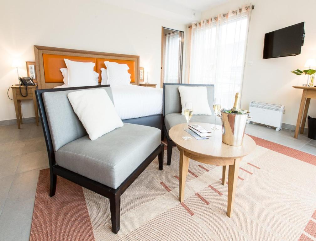 Hotel Spa Marotte Амьен Номер фото